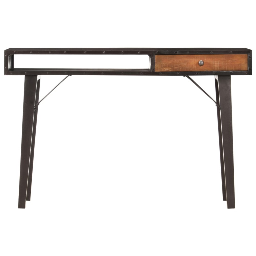 vidaXL Masă consolă, 118x35x76 cm, lemn masiv reciclat