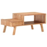 vidaXL Măsuță de cafea, 100x50x45 cm, lemn masiv de acacia vidaXL Măsuță de cafea, 100x50x45 cm, lemn masiv de acacia