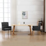 vidaXL Scaun de bucătărie cu cotiere, gri, material textil vidaXL Scaun de bucătărie cu cotiere, gri, material textil