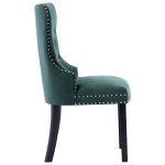 vidaXL Scaune de sufragerie, 2 buc., verde închis, catifea vidaXL Scaune de sufragerie, 2 buc., verde închis, catifea