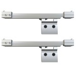 vidaXL Ușă glisantă cu opritor silențios 76x205 cm sticlă ESG/aluminiu vidaXL Ușă glisantă cu opritor silențios 76x205 cm sticlă ESG/aluminiu