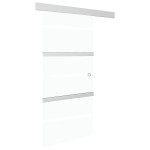vidaXL Ușă glisantă cu opritor silențios 90x205 cm sticlă ESG/aluminiu vidaXL Ușă glisantă cu opritor silențios 90x205 cm sticlă ESG/aluminiu