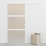 vidaXL Ușă glisantă cu opritor silențios 90x205 cm sticlă ESG/aluminiu vidaXL Ușă glisantă cu opritor silențios 90x205 cm sticlă ESG/aluminiu