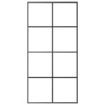 vidaXL Ușă glisantă, negru, 102,5x205 cm, aluminiu și sticlă ESG vidaXL Ușă glisantă, negru, 102,5x205 cm, aluminiu și sticlă ESG