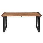 vidaXL Masă de bucătărie, 180 x 90 cm, lemn masiv de acacia vidaXL Masă de bucătărie, 180 x 90 cm, lemn masiv de acacia