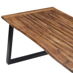 vidaXL Masă de bucătărie, 180 x 90 cm, lemn masiv de acacia vidaXL Masă de bucătărie, 180 x 90 cm, lemn masiv de acacia