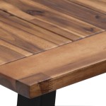 vidaXL Masă de bucătărie, 180 x 90 cm, lemn masiv de acacia vidaXL Masă de bucătărie, 180 x 90 cm, lemn masiv de acacia