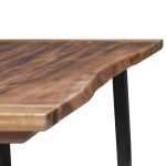 vidaXL Masă de bucătărie, 180 x 90 cm, lemn masiv de acacia vidaXL Masă de bucătărie, 180 x 90 cm, lemn masiv de acacia