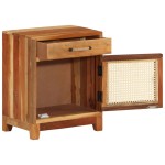 vidaXL Noptieră, 40 x 30 x 50 cm, lemn masiv reciclat vidaXL Noptieră, 40 x 30 x 50 cm, lemn masiv reciclat