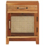 vidaXL Noptieră, 40 x 30 x 50 cm, lemn masiv reciclat vidaXL Noptieră, 40 x 30 x 50 cm, lemn masiv reciclat