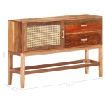 vidaXL Servantă, 118x30x76 cm, lemn masiv reciclat vidaXL Servantă, 118x30x76 cm, lemn masiv reciclat