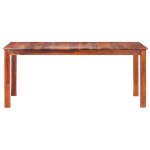 vidaXL Masă de bucătărie, 180x90x76 cm, lemn masiv vidaXL Masă de bucătărie, 180x90x76 cm, lemn masiv