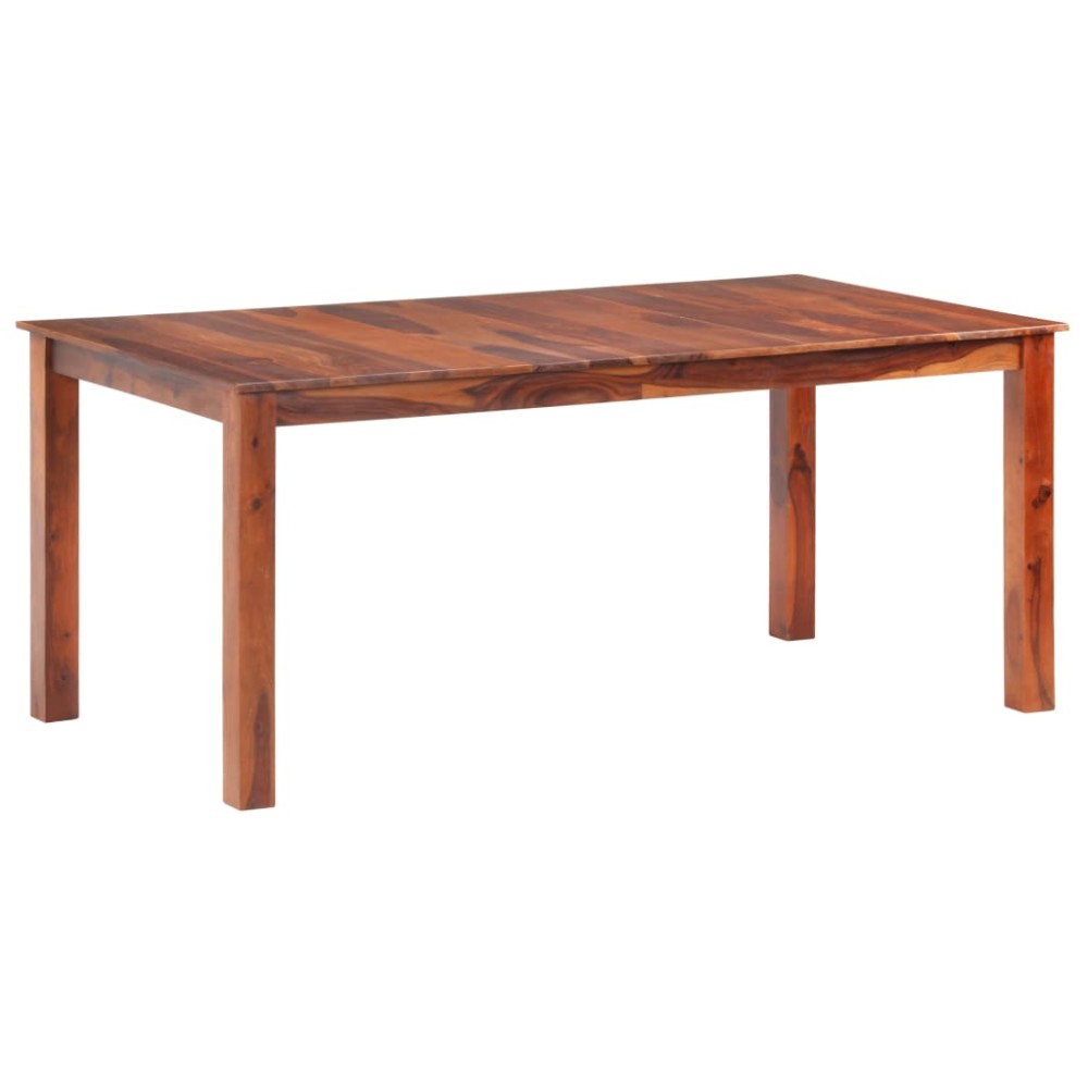vidaXL Masă de bucătărie, 180x90x76 cm, lemn masiv