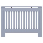 vidaXL Mască pentru calorifer, antracit, 112 x 19 x 81,5 cm, MDF vidaXL Mască pentru calorifer, antracit, 112 x 19 x 81,5 cm, MDF