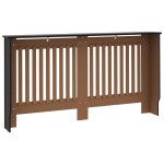 vidaXL Mască pentru calorifer, negru, 152 x 19 x 81,5 cm, MDF vidaXL Mască pentru calorifer, negru, 152 x 19 x 81,5 cm, MDF