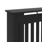 vidaXL Mască pentru calorifer, negru, 152 x 19 x 81,5 cm, MDF vidaXL Mască pentru calorifer, negru, 152 x 19 x 81,5 cm, MDF