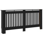 vidaXL Mască de calorifer, negru, 172 x 19 x 81,5 cm, MDF vidaXL Mască de calorifer, negru, 172 x 19 x 81,5 cm, MDF
