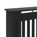 vidaXL Mască de calorifer, negru, 172 x 19 x 81,5 cm, MDF vidaXL Mască de calorifer, negru, 172 x 19 x 81,5 cm, MDF