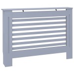 vidaXL Mască pentru calorifer, antracit, 112 x 19 x 81,5 cm, MDF vidaXL Mască pentru calorifer, antracit, 112 x 19 x 81,5 cm, MDF