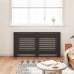 vidaXL Mască pentru calorifer, negru, 152 x 19 x 81,5 cm, MDF vidaXL Mască pentru calorifer, negru, 152 x 19 x 81,5 cm, MDF