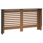 vidaXL Mască pentru calorifer, negru, 152 x 19 x 81,5 cm, MDF vidaXL Mască pentru calorifer, negru, 152 x 19 x 81,5 cm, MDF