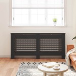 vidaXL Mască de calorifer, negru, 172 x 19 x 81,5 cm, MDF vidaXL Mască de calorifer, negru, 172 x 19 x 81,5 cm, MDF