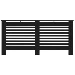 vidaXL Mască de calorifer, negru, 172 x 19 x 81,5 cm, MDF vidaXL Mască de calorifer, negru, 172 x 19 x 81,5 cm, MDF