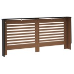 vidaXL Mască de calorifer, negru, 172 x 19 x 81,5 cm, MDF vidaXL Mască de calorifer, negru, 172 x 19 x 81,5 cm, MDF