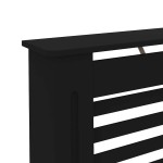 vidaXL Mască de calorifer, negru, 172 x 19 x 81,5 cm, MDF vidaXL Mască de calorifer, negru, 172 x 19 x 81,5 cm, MDF