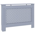 vidaXL Mască pentru calorifer, antracit, 112 x 19 x 81,5 cm, MDF vidaXL Mască pentru calorifer, antracit, 112 x 19 x 81,5 cm, MDF