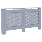 vidaXL Mască pentru calorifer, antracit, 152 x 19 x 81,5 cm, MDF vidaXL Mască pentru calorifer, antracit, 152 x 19 x 81,5 cm, MDF