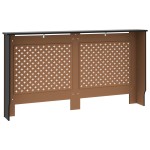 vidaXL Mască pentru calorifer, negru, 152 x 19 x 81,5 cm, MDF vidaXL Mască pentru calorifer, negru, 152 x 19 x 81,5 cm, MDF
