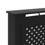 vidaXL Mască pentru calorifer, negru, 152 x 19 x 81,5 cm, MDF vidaXL Mască pentru calorifer, negru, 152 x 19 x 81,5 cm, MDF