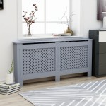 vidaXL Mască pentru calorifer, antracit, 172 x 19 x 81,5 cm, MDF vidaXL Mască pentru calorifer, antracit, 172 x 19 x 81,5 cm, MDF
