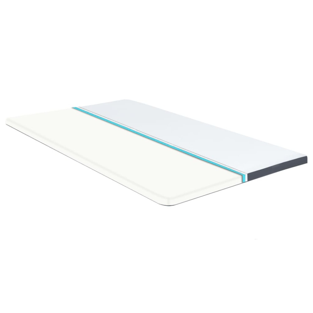 vidaXL Topper saltea pentru pat continental 200x120x5 cm moale mediu