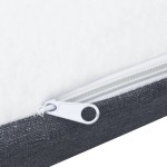 vidaXL Topper saltea pentru pat continental 200x120x5 cm moale mediu vidaXL Topper saltea pentru pat continental 200x120x5 cm moale mediu