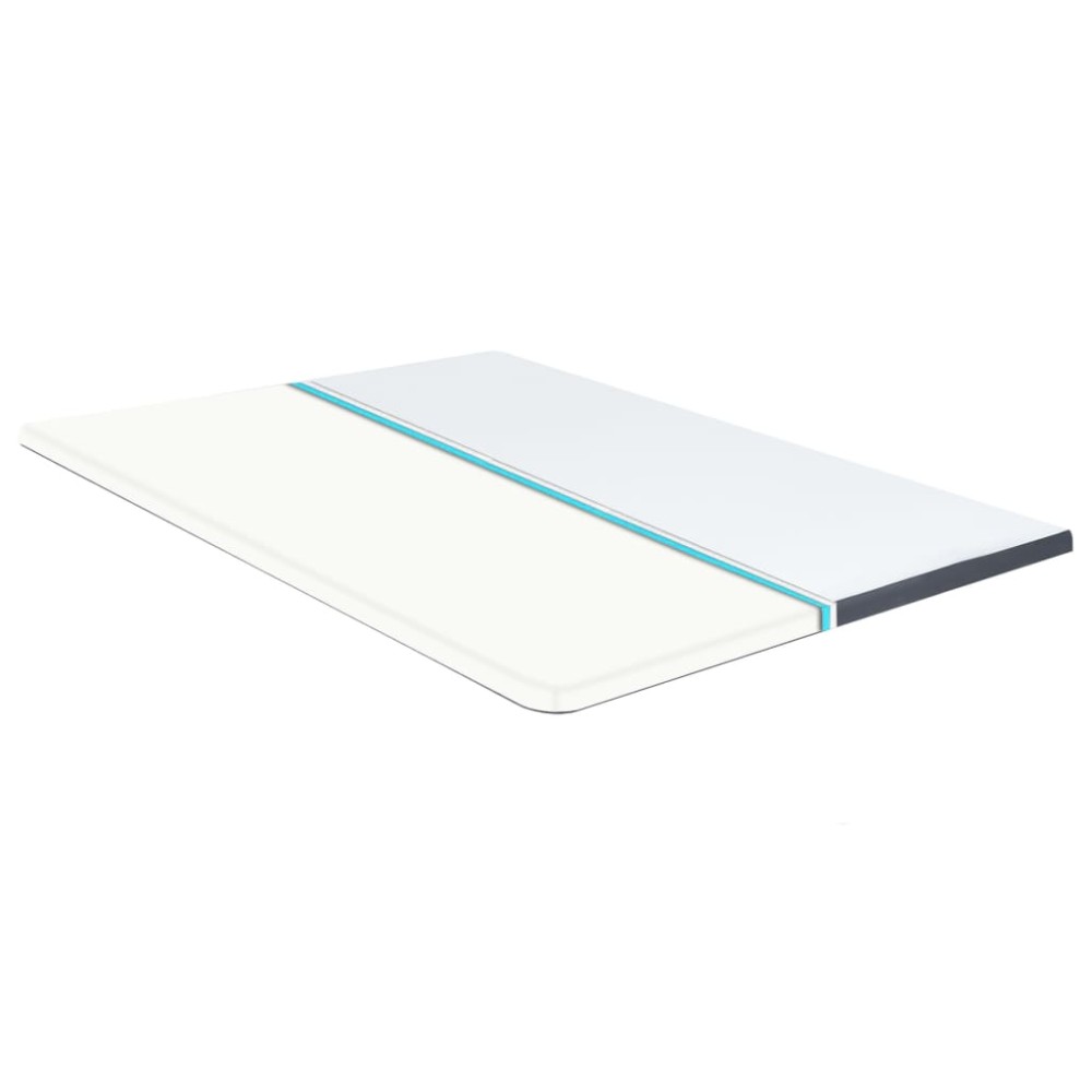 vidaXL Topper saltea de pat cu somieră, 200x140x5 cm moale mediu