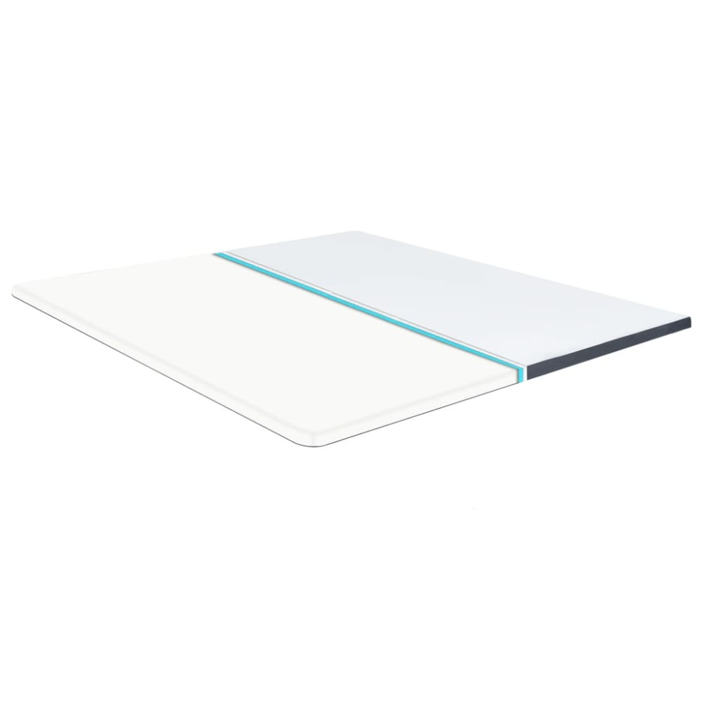 vidaXL Topper saltea pentru pat continental 200x160x5 cm moale mediu