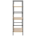 vidaXL Etajeră cărți 3 rafturi, stejar, 60x27,6x90,5 cm lemn prelucrat