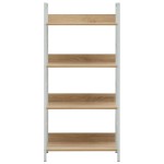 vidaXL Etajeră cărți 4 rafturi, stejar, 60x27,6x124,5cm lemn prelucrat vidaXL Etajeră cărți 4 rafturi, stejar, 60x27,6x124,5cm lemn prelucrat