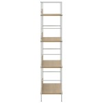 vidaXL Etajeră cărți 4 rafturi, stejar, 60x27,6x124,5cm lemn prelucrat vidaXL Etajeră cărți 4 rafturi, stejar, 60x27,6x124,5cm lemn prelucrat
