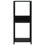vidaXL Bibliotecă mică, negru, 33,5 x 39,6 x 79,7 cm, lemn prelucrat