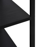 vidaXL Dulap cuptor microunde, negru, 60x39,6x79,5 cm, lemn prelucrat vidaXL Dulap cuptor microunde, negru, 60x39,6x79,5 cm, lemn prelucrat