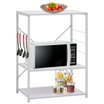 vidaXL Dulap cuptor microunde, alb, 60 x 39,6 x 79,5 cm, PAL vidaXL Dulap cuptor microunde, alb, 60 x 39,6 x 79,5 cm, PAL