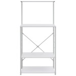 vidaXL Dulap cuptor microunde, alb, 60x39,6x123 cm, lemn prelucrat vidaXL Dulap cuptor microunde, alb, 60x39,6x123 cm, lemn prelucrat