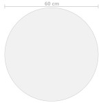 vidaXL Folie de protecție masă, mat, Ø 60 cm, PVC, 2 mm vidaXL Folie de protecție masă, mat, Ø 60 cm, PVC, 2 mm