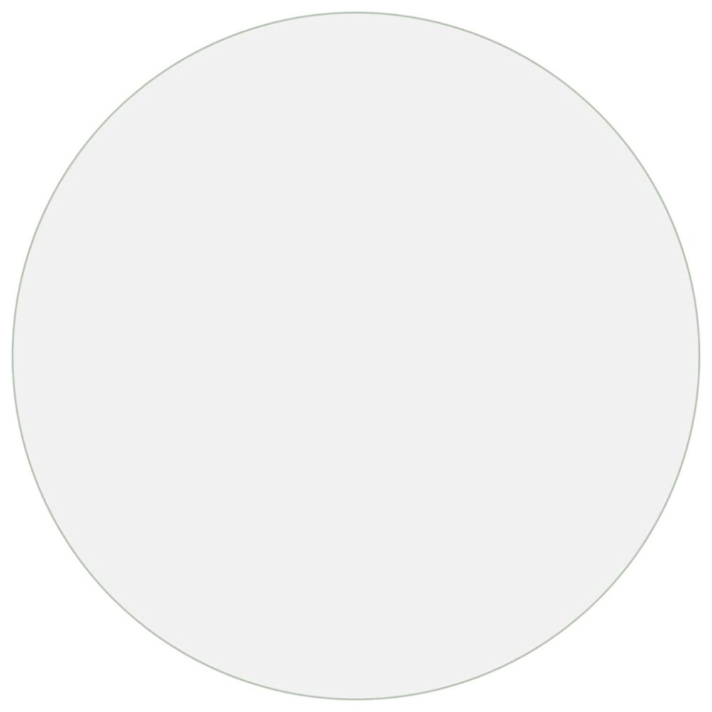 vidaXL Folie de protecție masă, mat, Ø 70 cm, PVC, 2 mm