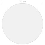 vidaXL Folie de protecție masă, mat, Ø 70 cm, PVC, 2 mm vidaXL Folie de protecție masă, mat, Ø 70 cm, PVC, 2 mm