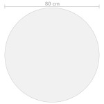 vidaXL Folie de protecție masă, mat, Ø 80 cm, PVC, 2 mm vidaXL Folie de protecție masă, mat, Ø 80 cm, PVC, 2 mm