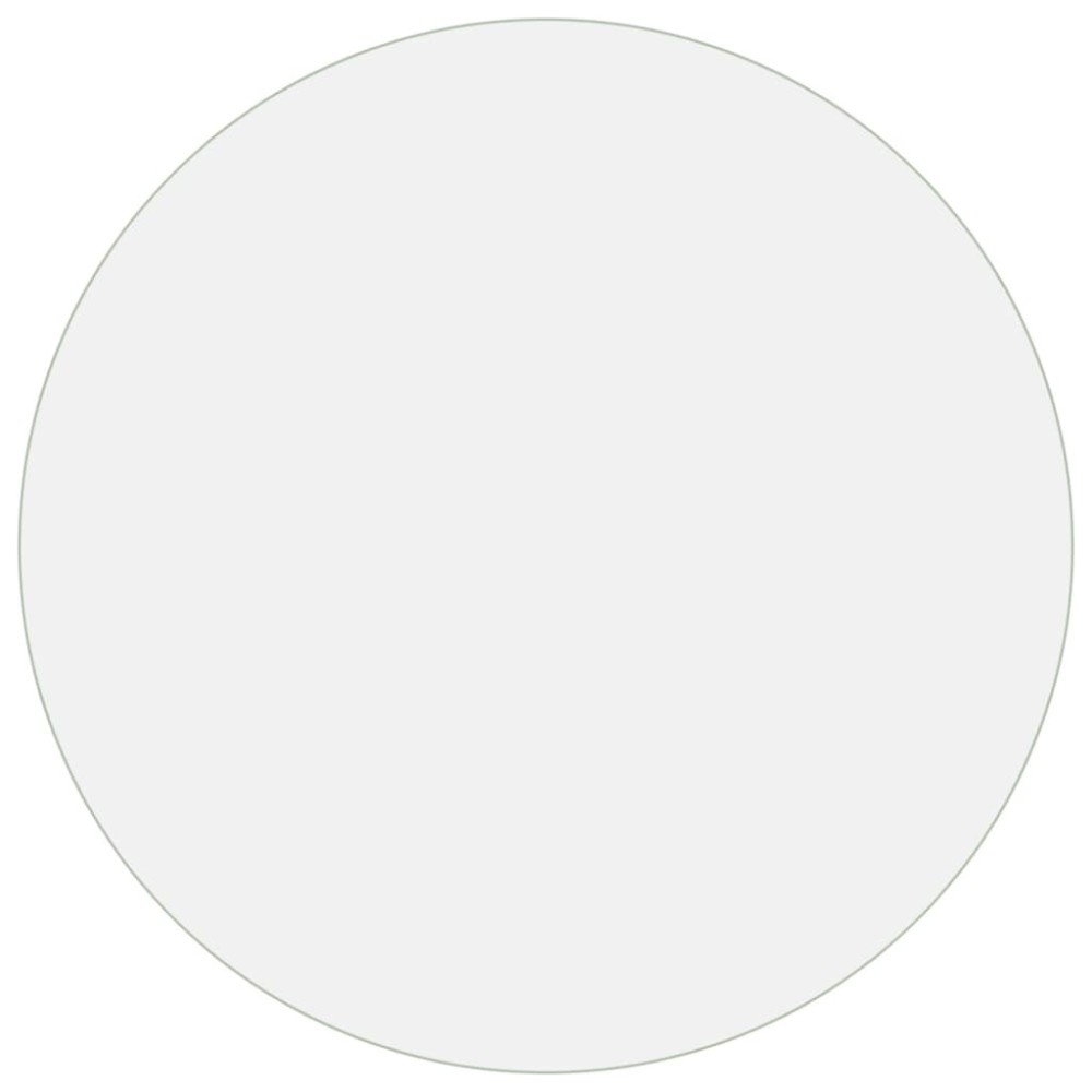 vidaXL Folie de protecție masă, mat, Ø 90 cm, PVC, 2 mm